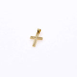 MINI PAVE CROSS CHARM