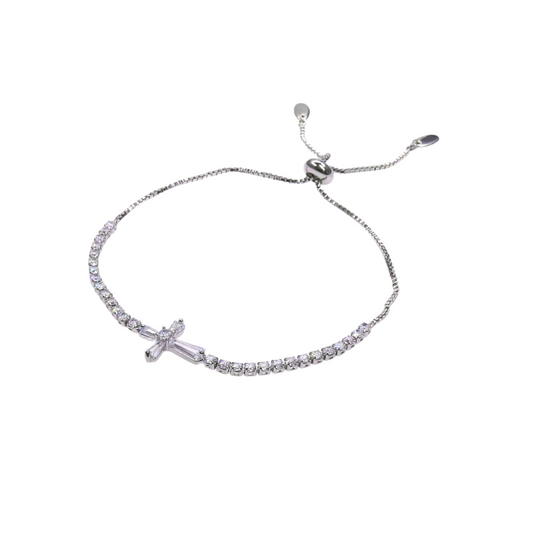 CROSS TENNIS SLIDE BRACELET