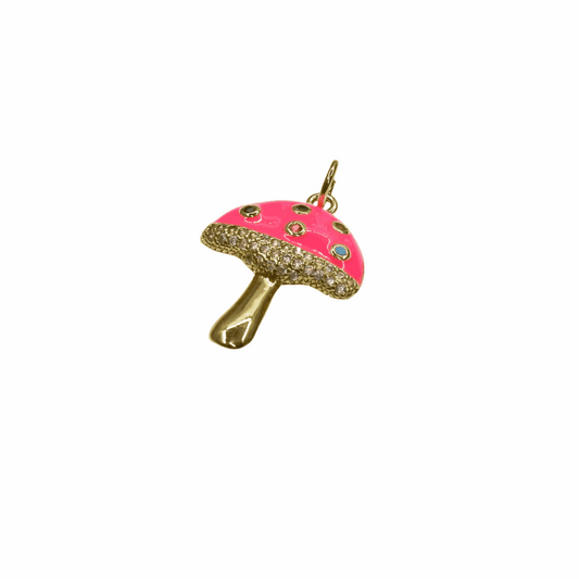 CANDY MUSHROOMS PAVE CHARM