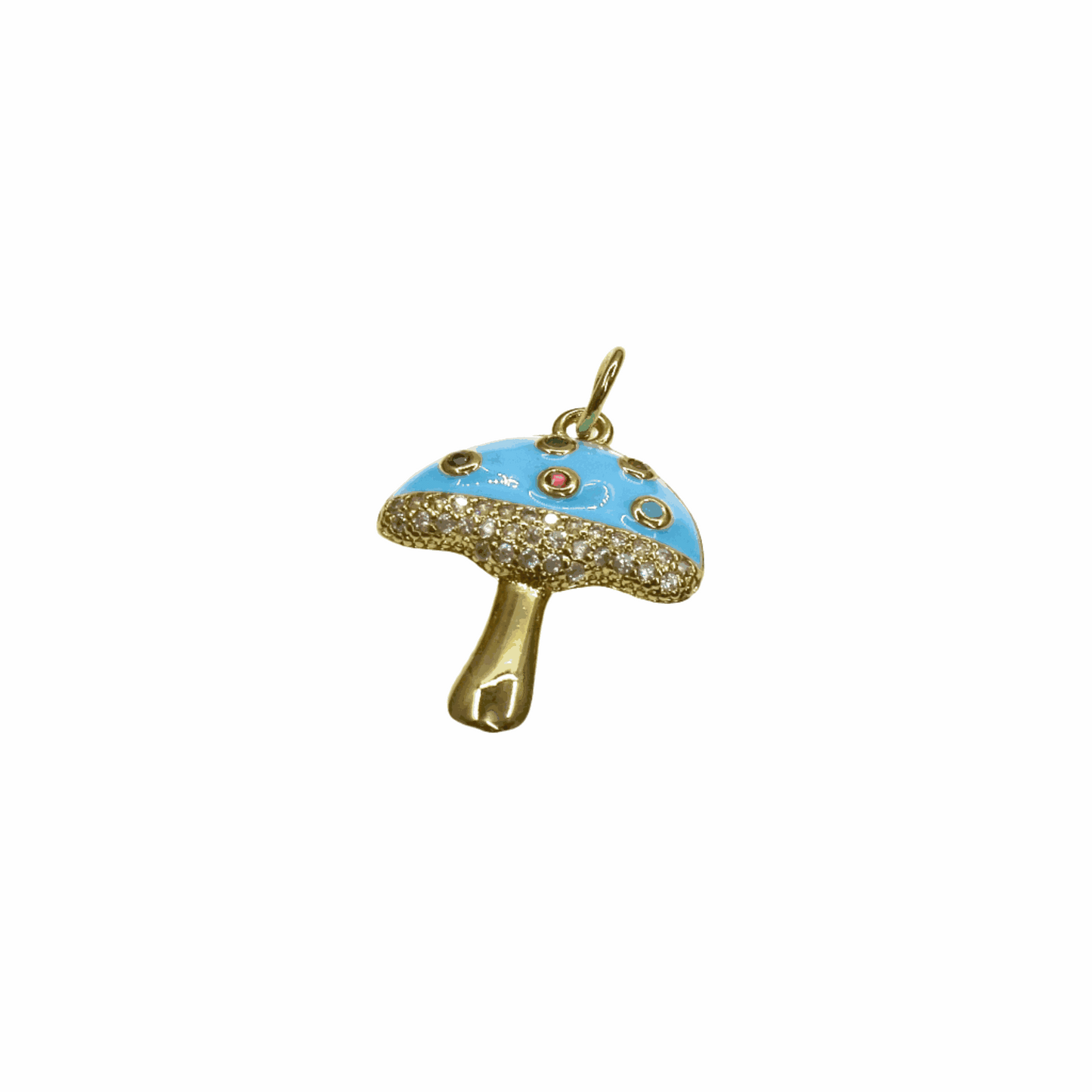 CANDY MUSHROOMS PAVE CHARM