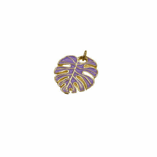 leaf charm with unique design and elegant craftsmanship.