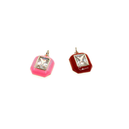 SQUARE CHARM RED & PINK